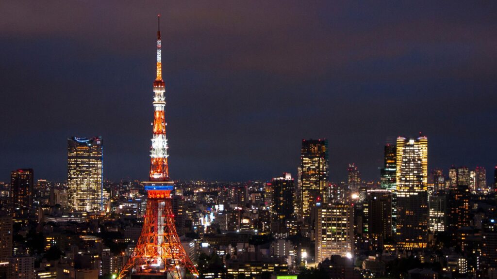 東京タワーの夜景