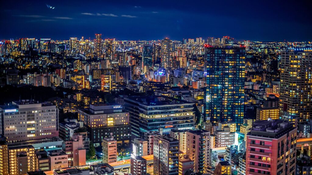 東京タワーから見える景色