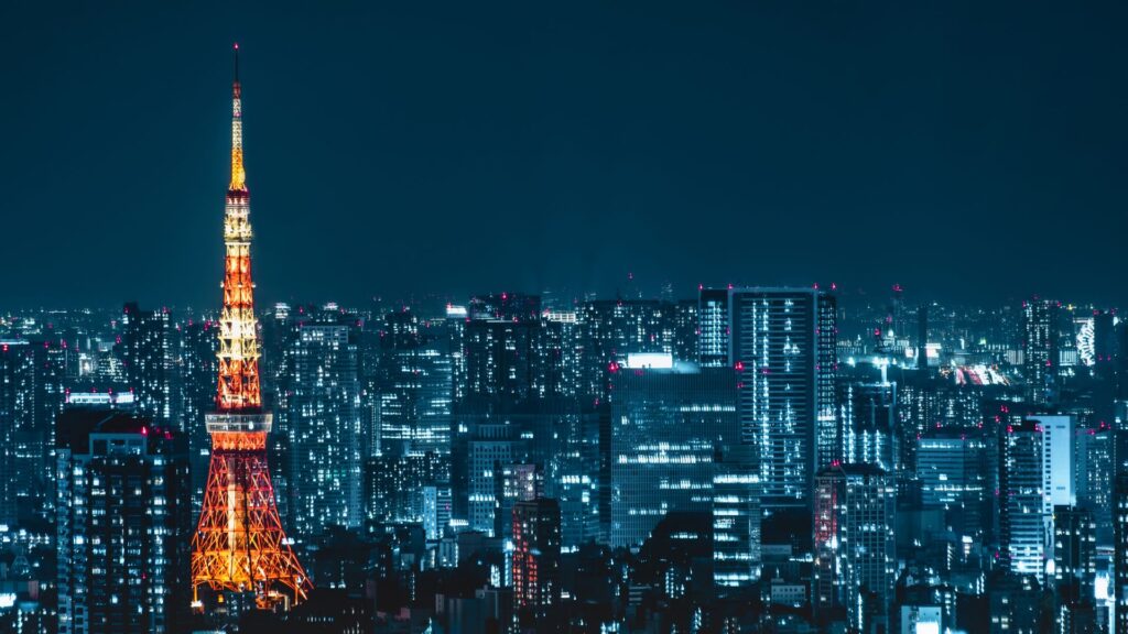 東京の見える夜景